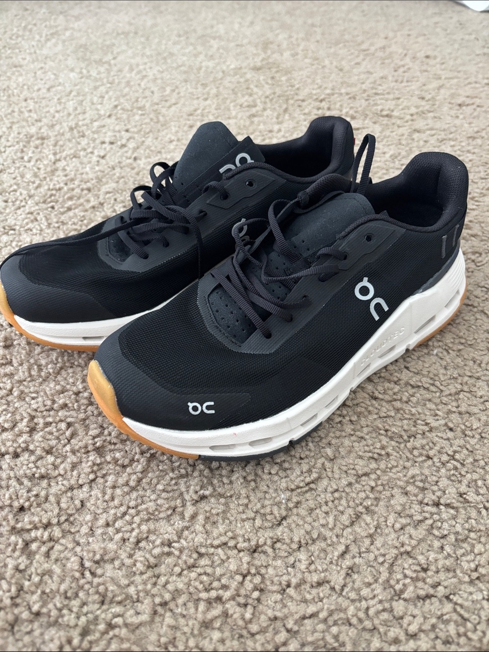 On Running Cloud Nova Form Sneakers in Black, new without tags